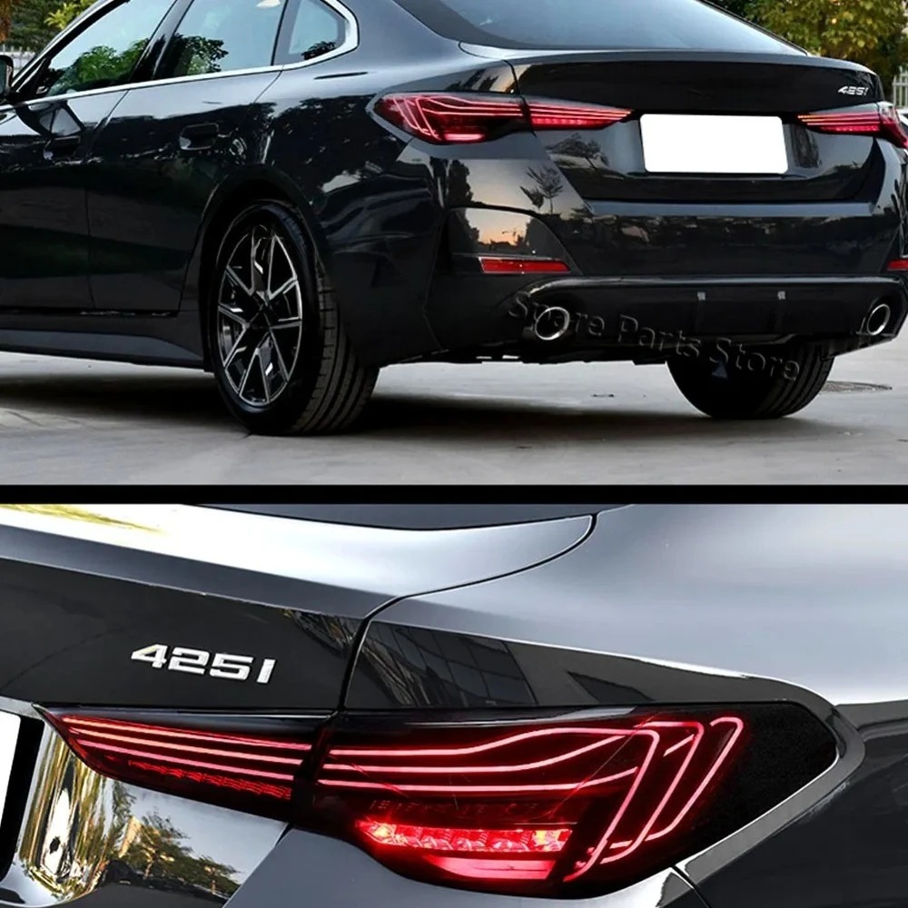 For 4 Series CSL 20-23 Tail Light Assemblies M4 Modified DRL Rear Taillight Flowing Turn Signal Floating Line Car Lamp